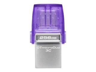 Kingston DataTraveler microDuo 3C - Pendrive USB - 256 GB - USB 3.2 Gen 1 / USB-C