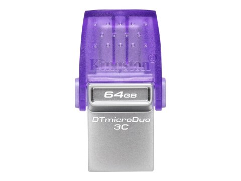 Kingston DataTraveler microDuo 3C - Pendrive USB - 64 GB - USB 3.2 Gen 1 / USB-C