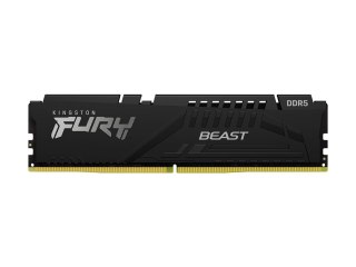 Kingston FURY Beast - DDR5 - moduł - 32 GB - DIMM 288-pin - 5200 MHz / PC5-41600 - CL40 - 1.25 V - niebuforowana - on-die ECC