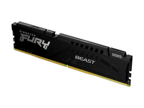 Kingston FURY Beast - DDR5 - moduł - 32 GB - DIMM 288-pin - 5200 MHz / PC5-41600 - CL40 - 1.25 V - niebuforowana - on-die ECC