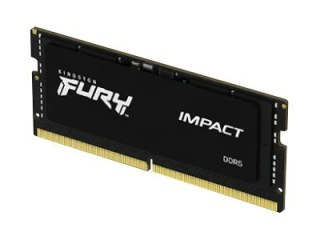 Kingston FURY Impact - DDR5 - moduł - 16 GB - SO-DIMM 262-pin - 4800 MHz / PC5-38400 - CL38 - 1.1 V - niebuforowana - on-die ECC