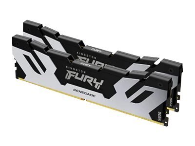 Kingston FURY Renegade Silver - DDR5 - zestaw - 32 GB: 2 x 16 GB - DIMM 288-pin - 6400 MT/s / PC5-51200 - CL32 - 1.4 V - niebufo