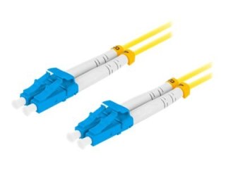 Lanberg - Kabel krosowy - LC/UPC pojedynczy-tryb (M) do LC/UPC pojedynczy-tryb (M) - 2 m - 3 mm - światłowód - dupleks - 9 / 125