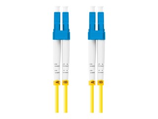 Lanberg - Kabel krosowy - LC/UPC pojedynczy-tryb (M) do LC/UPC pojedynczy-tryb (M) - 3 m - 3 mm - światłowód - dupleks - 9 / 125