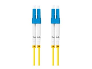 Lanberg - Kabel krosowy - LC/UPC pojedynczy-tryb (M) do LC/UPC pojedynczy-tryb (M) - 5 m - 3 mm - światłowód - dupleks - 9 / 125