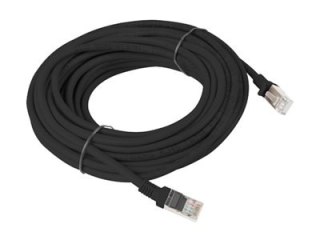 Lanberg - Kabel krosowy - RJ-45 (M) do RJ-45 (M) - 10 m - 5.4 mm - UTP - CAT 6 - bezhalogenowe, odlewany, bez wystających elemen
