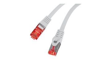 Lanberg - Kabel krosowy - RJ-45 (M) do RJ-45 (M) - 25 cm - 5.7 mm - FTP - CAT 6 - odlewany, bez wystających elementów - szary