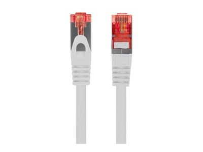 Lanberg - Kabel krosowy - RJ-45 (M) do RJ-45 (M) - 25 cm - 5.7 mm - FTP - CAT 6 - odlewany, bez wystających elementów - szary