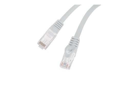Lanberg - Kabel krosowy - RJ-45 (M) do RJ-45 (M) - 50 cm - 5.4 mm - UTP - CAT 6 - bezhalogenowe, odlewany, bez wystających eleme