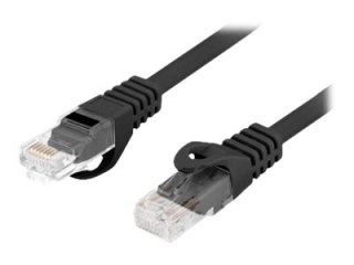 Lanberg - Kabel krosowy - RJ-45 (M) do RJ-45 (M) - 50 cm - 5.4 mm - UTP - CAT 6 - bezhalogenowe, odlewany, bez wystających eleme