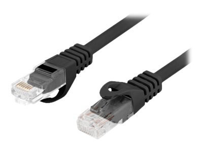 Lanberg - Kabel krosowy - RJ-45 (M) do RJ-45 (M) - 50 cm - 5.4 mm - UTP - CAT 6 - bezhalogenowe, odlewany, bez wystających eleme