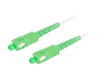 Lanberg - Kabel krosowy - SC/APC pojedynczy-tryb (M) do SC/APC pojedynczy-tryb (M) - 15 m - 3 mm - światłowód - simpleks - 9 / 1