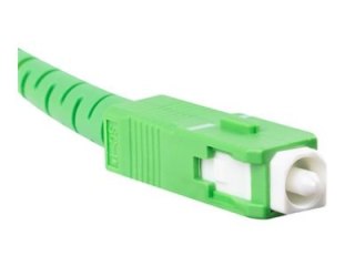 Lanberg - Kabel krosowy - SC/APC pojedynczy-tryb (M) do SC/APC pojedynczy-tryb (M) - 1500 cm - 3 mm - światłowód - simpleks - 9 