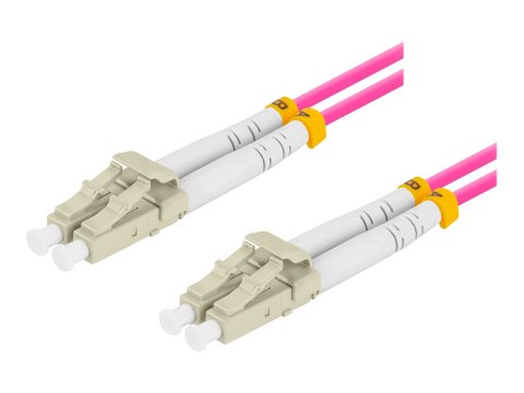 Lanberg - Kabel krosowy - tryb LC/UPC wielomod. (M) do tryb LC/UPC wielomod. (M) - 10 m - 3 mm - światłowód - dupleks - 50 / 125