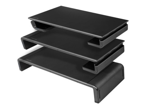 LogiLink Ergonomic riser - Stojak - dla wyświetlacz LCD/notebook/tablet - metal, plastik - czarny - biurku