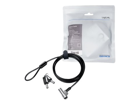 LogiLink - Linka blokady - dark smoke - 1.8 m