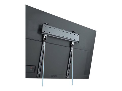 LogiLink - Zestaw do montażu (płytka naścienna, 2 wsporniki montażowe) - niski profil - dla TV LCD / zakrzywiony TV LCD - plasti