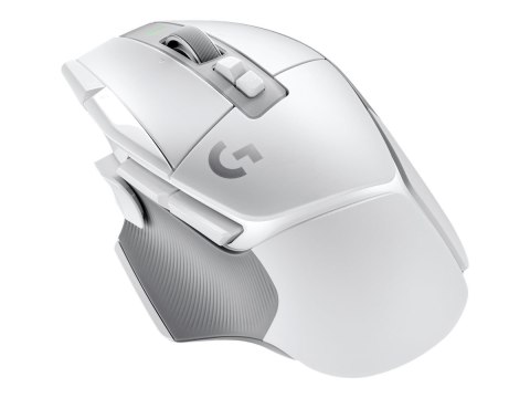 Logitech G G502 X LIGHTSPEED - Mysz - optyczna - 8 przyciski - bezprzewodowa - 2.4 GHz - odbiornik USB Logitech LIGHTSPEED - bia