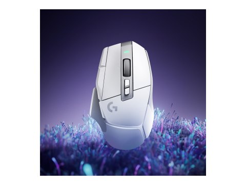 Logitech G G502 X LIGHTSPEED - Mysz - optyczna - 8 przyciski - bezprzewodowa - 2.4 GHz - odbiornik USB Logitech LIGHTSPEED - bia