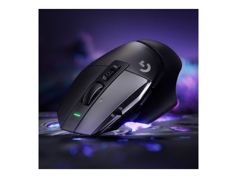 Logitech G G502 X LIGHTSPEED - Mysz - optyczna - 8 przyciski - bezprzewodowa - 2.4 GHz - odbiornik USB Logitech LIGHTSPEED - cza