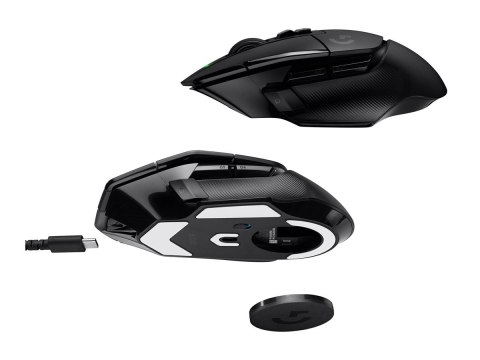 Logitech G G502 X LIGHTSPEED - Mysz - optyczna - 8 przyciski - bezprzewodowa - 2.4 GHz - odbiornik USB Logitech LIGHTSPEED - cza