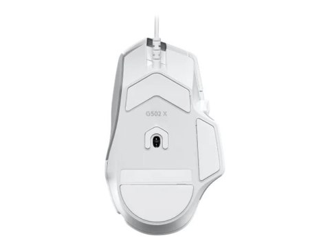 Logitech G G502 X - Mysz - optyczna - przewodowa - USB - biały