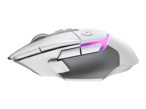 Logitech G G502 X PLUS - Mysz - optyczna - 11 przyciski - bezprzewodowa - 2.4 GHz - odbiornik USB Logitech LIGHTSPEED - biały