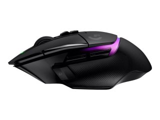 Logitech G G502 X PLUS - Mysz - optyczna - 11 przyciski - bezprzewodowa - 2.4 GHz - odbiornik USB Logitech LIGHTSPEED - czarny