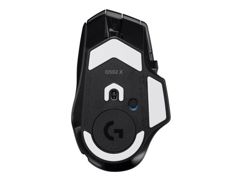 Logitech G G502 X PLUS - Mysz - optyczna - 11 przyciski - bezprzewodowa - 2.4 GHz - odbiornik USB Logitech LIGHTSPEED - czarny