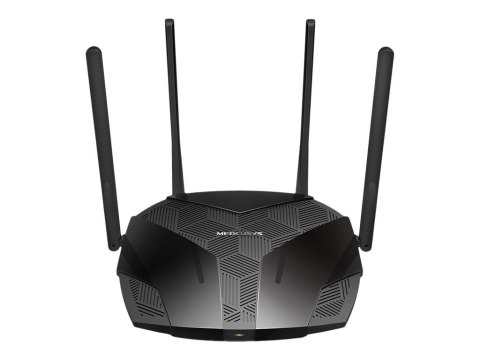 Mercusys MR80X V2 - Router bezprzewodowy przełącznik 3-portowy - 1GbE - Wi-Fi 6 - Dwuzakresowy