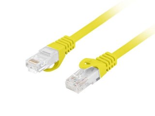 Patchcord Lanberg UTP kat.6 20m LSZH CU fluke passed żółty