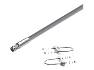 Qoltec - Antena - 10 dBi - na zewnątrz - szary