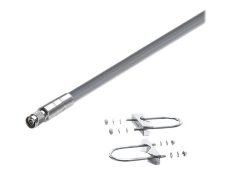 Qoltec - Antena - 10 dBi - na zewnątrz - szary