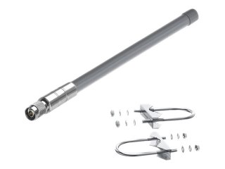 Qoltec - Antena - 5,8 dBi - na zewnątrz - szary