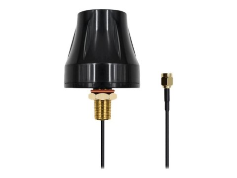 Qoltec - Antena - dome - komórkowa - 5 dBi - na zewnątrz, uchwyt magnetyczny