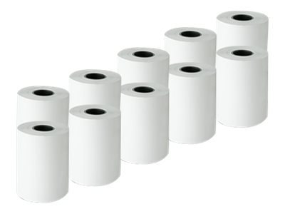 Qoltec - Biały - Rolka (5,7 cm x 16 m) - 55 g/m² - 10 rolki papier termiczny