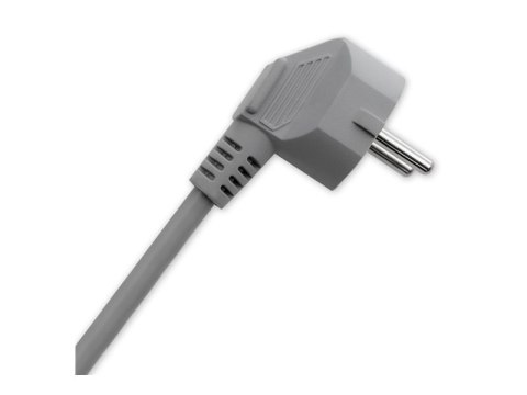 Qoltec - Linka zasilania - AC 230 V - 3680 wat - wejście: 3-pole - złącza wyjściowe: 6 (6 x 3 bieguny) - 1.8 m przewód - Francja