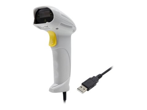 Qoltec - Skaner kodów paskowych - podręczna - 200 skan / sek. decoded - USB