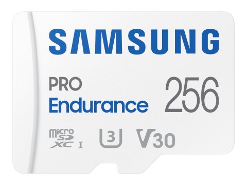 Samsung PRO Endurance MB-MJ256KA - Karta pamięci flash (adapter microSDXC na SD w zestawie) - 256 GB - Video Class V30 / UHS-I U
