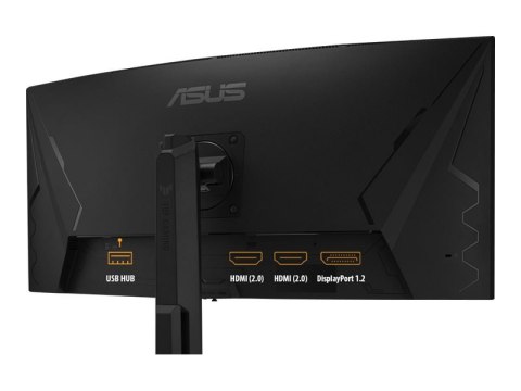 ASUS TUF Gaming VG34VQEL1A - Monitor LED - gaming - zaokrąglony - 34" - 3440 x 1440 UWQHD @ 100 Hz - VA - 300 cd/m² - 3000:1 - H