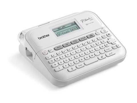 Brother P-Touch PT-D410VP - Drukarka do etykiet - czarno-biały - termotransferowa - szer. 18 mm - 180 dpi - do 20 mm/sek - USB -