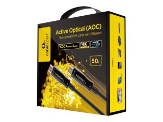 Cablexpert - Duża szybkość - kabel HDMI z Ethernet - HDMI męski do HDMI męski - 50 m - światłowód - Active Optical Cable (AOC)