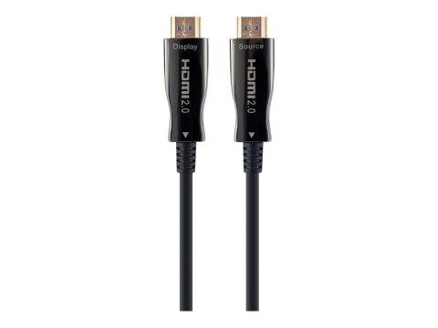Cablexpert - Kabel HDMI z Ethernet - HDMI męski do HDMI męski - 10 m - Active Optical Cable (AOC), obsługuje kinowy format obraz