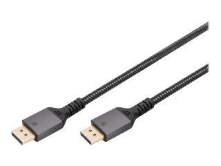 DIGITUS - Kabel portu wyświetlacza - DisplayPort 20-pin (M) do DisplayPort 20-pin (M) - DisplayPort 1.4 - 2 m - obsługa 4K 120 H