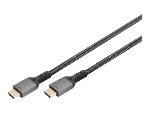 DIGITUS - Ultra High Speed - kabel HDMI z Ethernet - HDMI męski do HDMI męski - 3 m - potrójnie ekranowany - czarny - obsługa 8K