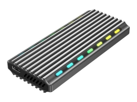 Gembird EE2280-U3C-03 - Obudowa pamięci - M.2 - M.2 Card (PCIe NVMe & SATA) - USB 3.1 (Gen 2)