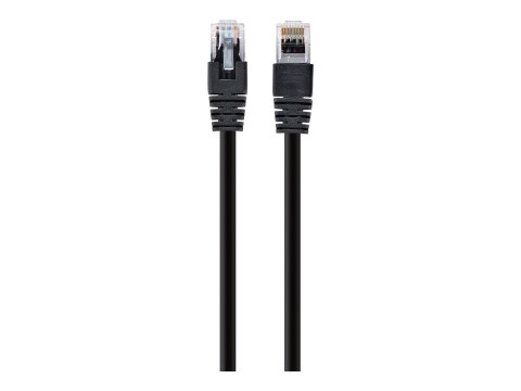 Gembird - Kabel krosowy - RJ-45 (M) do RJ-45 (M) - 10 m - CAT 5e - odlewany, bez wystających elementów - czarny