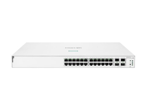 HPE Networking Instant On 1930 24G Class4 PoE 4SFP/SFP+ 370W Switch - Przełącznik - L3 - Tak - 24 x 10/100/1000 (PoE) + 4 x 1 Gi