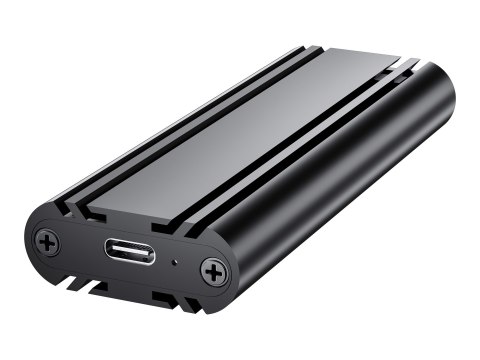 IBOX HD-07 - Obudowa pamięci - M.2 - M.2 NVMe Card - USB-C 3.2 (Gen 2x1) - czarny
