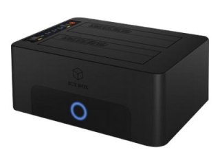 ICY BOX IB-1232CL-U3 - Stacja dokująca HDD - 2,5" / 3,5" współdz. - SATA 6Gb/s - USB 3.0 - czarny